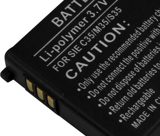 Avizar Phone Battery Siemens C35 M35 Li-polymer 3.7v 1000mah Black