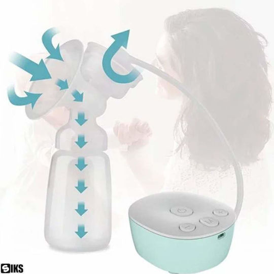 Electric Double Breast Pump Battery and Electric BPA Free White 150ml