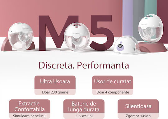 Momcozy Pump M5 BPA-frei Rot 120ml