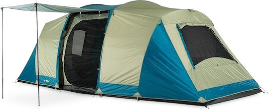 OZtrail Seascape Dome Camping Tent Blue With Double Cloth 3 Seasons For 10 People 565x270x200cm