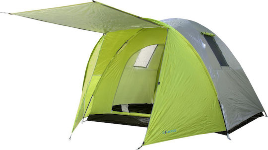Campus Acapulco Καλοκαιρινή Σκηνή Camping Igloo Γκρι με Διπλό Πανί για 5 Άτομα 360x240x175εκ.