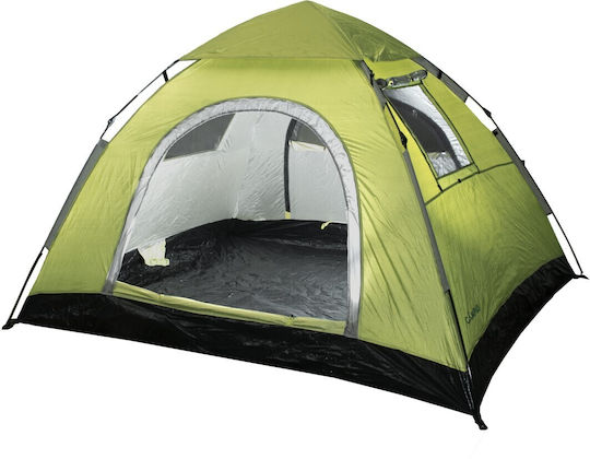 Campus Automatic Summer Camping Tent Igloo Green for 5 People 240x210x145cm