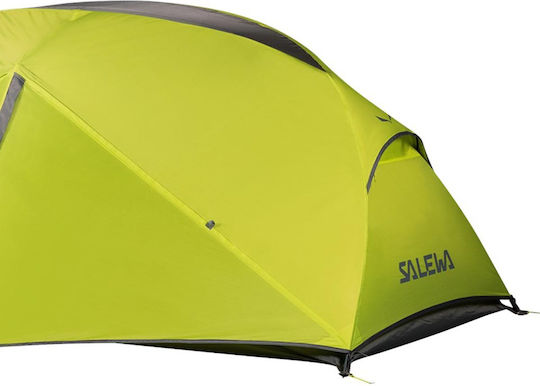 Salewa Denali Ii Σκηνή Camping Igloo Ορειβασίας Πράσινη με Διπλό Πανί 4 Εποχών για 2 Άτομα Αδιάβροχη 3000mm 210x120x100εκ.