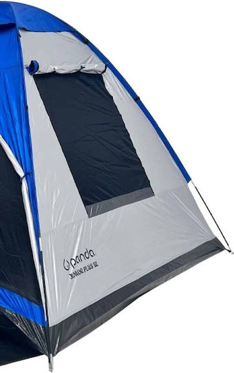 Panda Junior Plus III Summer Camping Tent Igloo Blue for 4 People 210x240x160cm