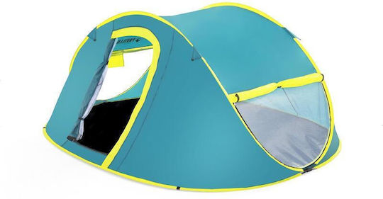 Bestway Σκηνή Camping Pop Up Μπλε 3 Εποχών για 4 Άτομα 210x210x100εκ.