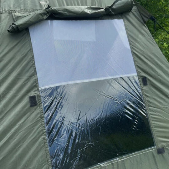 Mil-Tec Καλοκαιρινή Σκηνή Camping Teepee Χακί για 4 Άτομα 290x270x225εκ.