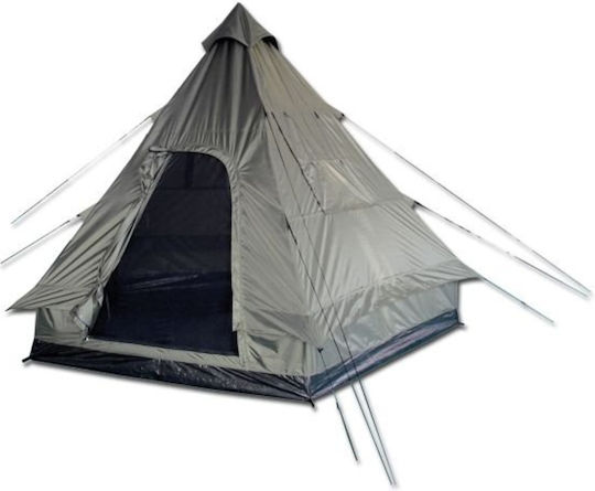 Mil-Tec Καλοκαιρινή Σκηνή Camping Teepee Χακί για 4 Άτομα 290x270x225εκ.