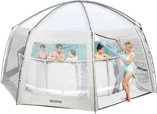 Bestway Pool Transparent Tent with Double Cloth 3 Seasons 600x600x295cm