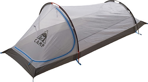 Camp Minima 1SL Camping Tent Tunnel Mountaineering Orange with Double Cloth 3 Seasons for 1 Person Waterproof 2000mm 290x92x67cm