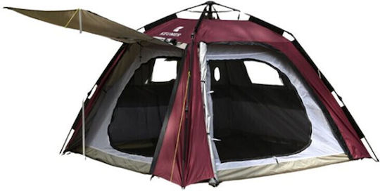 Keumer Automatic Camping Tent Beige 3 Seasons for 3 People 80x20cm
