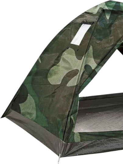 Campus Summer Camping Tent Igloo Khaki for 4 People 210x210x150cm Camo