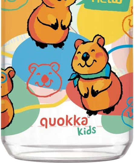 Quokka Ice Kids Kids Water Bottle Plastic with Straw 430ml