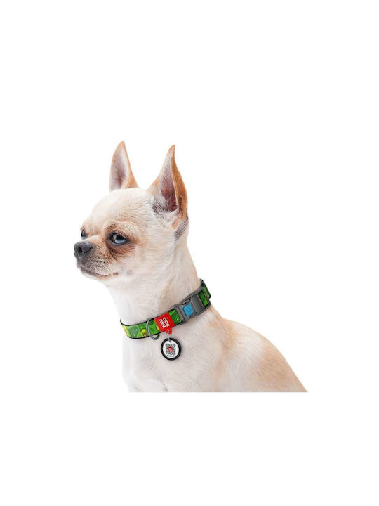 WauDog Avocado Dog Collar in Green color Collar 20-30cm