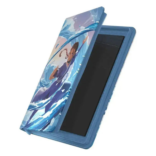 Ultimate Guard 9-Fächer Xenoskin Zipfolio - Mtg Avatar: The Last Airbender - Katara Magic: The Gathering Bindemittel 9-Fächer Standardgröße Schwarz