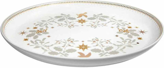 Maxwell & Williams Ornament de masă de Crăciun Platou De porțelan Alb L25.5xW20cm.