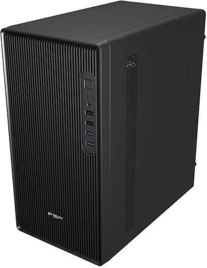 FSP/Fortron S120-B Мини Кула Компютърна Кутия Черна