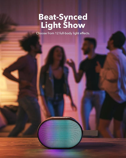 Anker Soundcore Pyro Mini Ηχείο Bluetooth 6W με Διάρκεια Μπαταρίας έως 10 ώρες Μαύρο