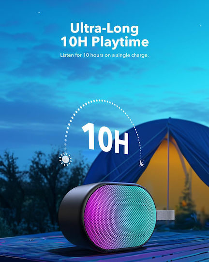 Anker Soundcore Pyro Mini Ηχείο Bluetooth 6W με Διάρκεια Μπαταρίας έως 10 ώρες Μαύρο