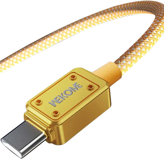WK USB-C to Lightning Cable Κίτρινο 1m