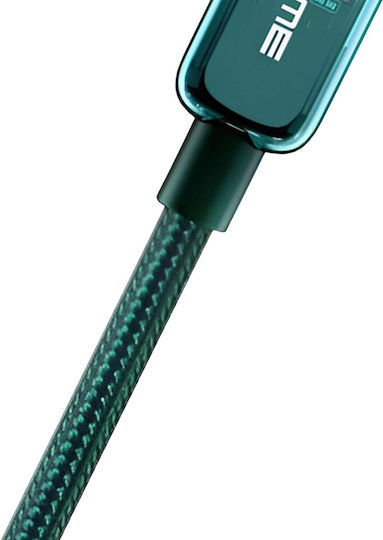 WK Редовна USB-C към Lightning кабел 20W Зелен 1.2м (WK-WDC-181_GREEN)