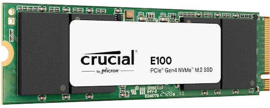 Crucial E100 SSD 1TB M.2 (тип 2280) с връзка PCI Express 4.0 CT1000E100SSD8-T Насипно