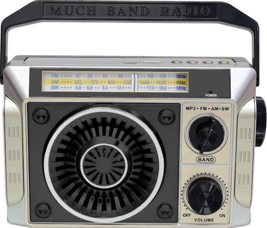 Meier MD-9392BT Επιτραπέζιο Ραδιόφωνο Επαναφορτιζόμενο με USB Μαύρο
