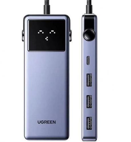 Ugreen CM888 USB-C Docking Station mit HDMI 4K PD Ethernet Gray