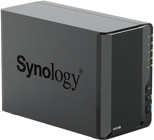 Synology Diskstation DS225+ NAS Turm 12TB und 2 Ethernet-Ports