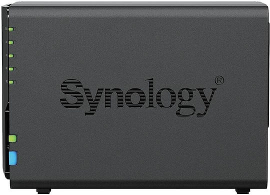 Synology Diskstation DS225+ NAS Turm 12TB und 2 Ethernet-Ports