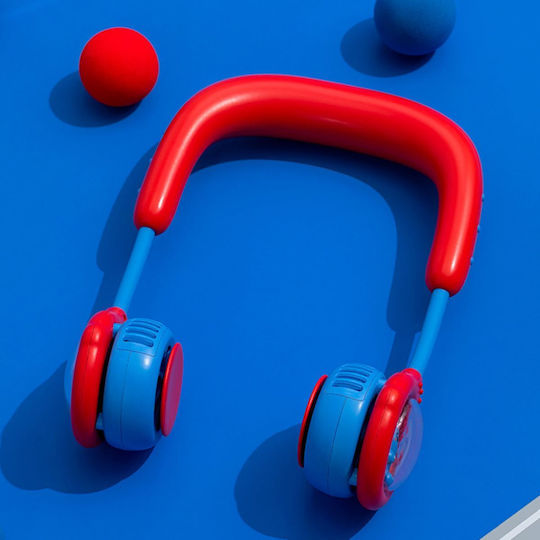 Techkidz Children's Neck Fan Model Airspace Blue Red