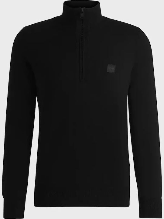 Kanobix Herrenblusen Langarm Schwarz