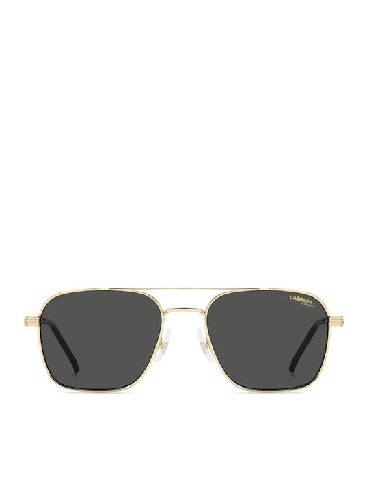Carrera Unisex Sunglasses with Gold Metallic Frame and Grey Lens 379/S J5G/IR