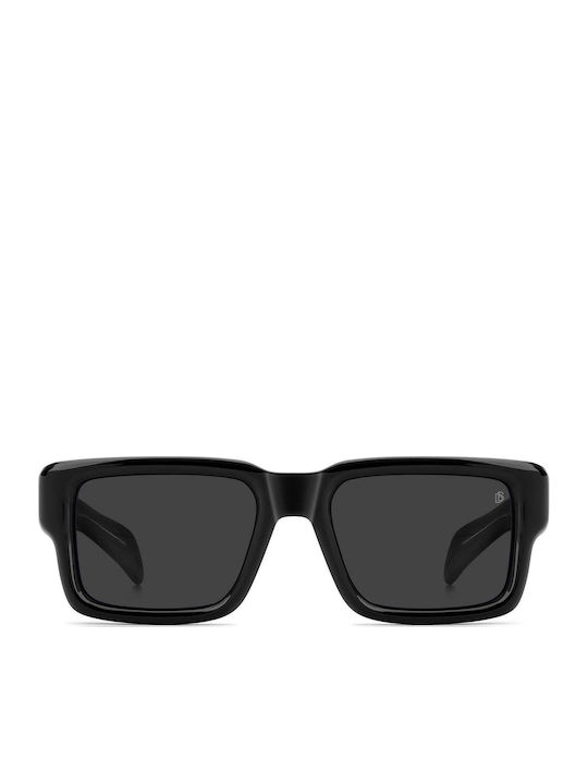 David Beckham Men's Sunglasses with Black Plastic Frame