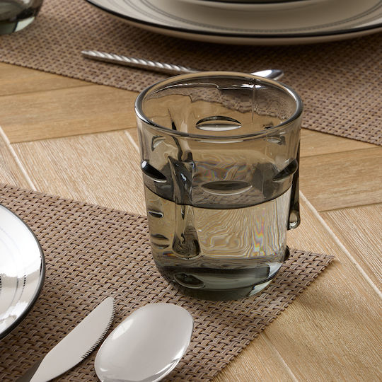 S-d Visage Water / White Wine Glass from Gray Glass 300ml 203457B