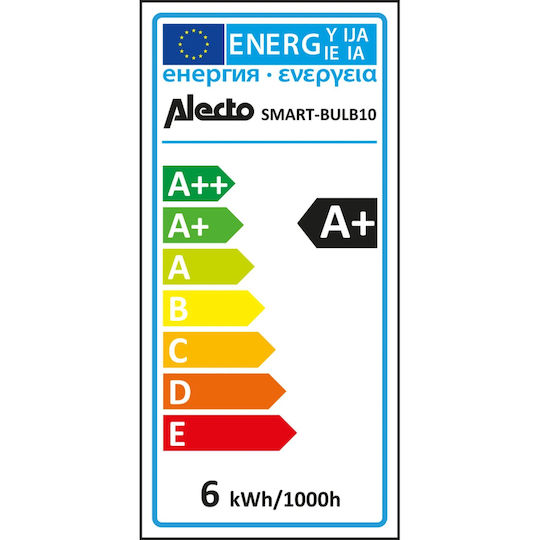 Alecto Smart-bulb10 Led Color Connected Bulb Wi-fi White