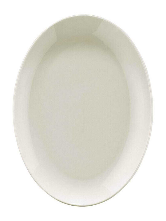 Kutahya Porselen Serving Platter Oval made of Porcelain Beige 27x16cm Kutahya Porselen Serving Platter Oval made of Porcelain Beige 27x16cm