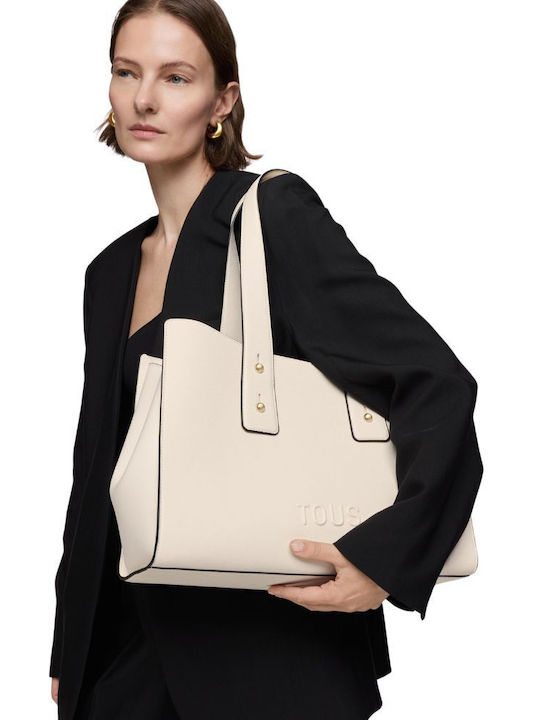 City Xl Back To Basics Damentasche Schultertasche Beige