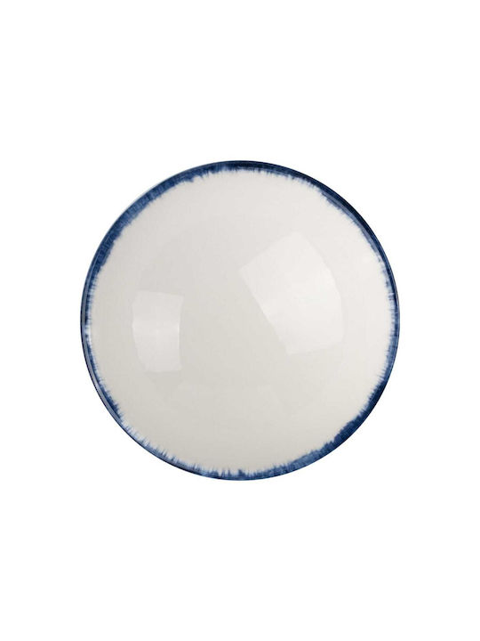 Kutahya Porselen Serving Bowl Round made of Porcelain Blue with Diameter 16cm 6pcs