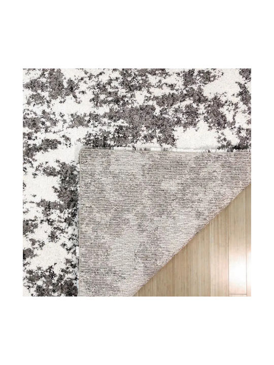 Shaggy Moroccan Teppich Rechteckig Zottelig Synthetisch,Polyester/Cotton/Leather Gray