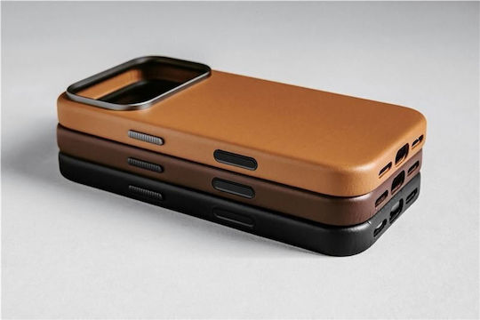Nomad Back Cover Δερμάτινο Καφέ (iPhone 17 Pro)