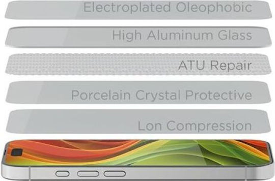 Mobile Origin Vollflächiges Gehärtetes Glas 2 Stück (iPhone 17 Pro / 16 Pro / 17)