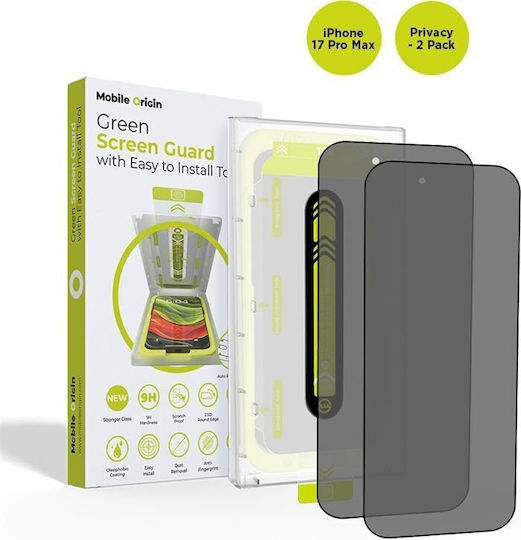 Mobile Origin Privacy Screen Protector 2τμχ (iPhone 17 / 17 Pro / 16 Pro)