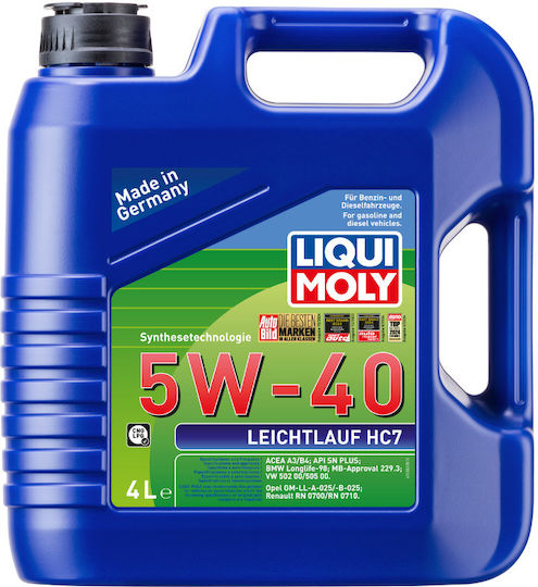 Liqui Moly Leichtlauf HC7 Car Oil 5W-40 4lt