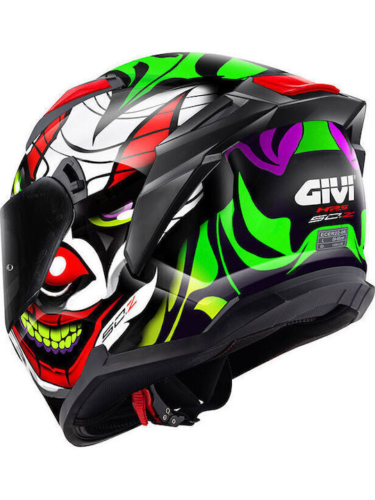 Givi 50.Z Jester Κράνος Μηχανής Full Face ECE 22.06 με Sunvisor