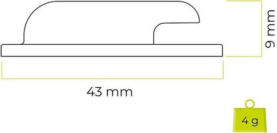 Mobile Origin Protection Silicone for AirTag in White color