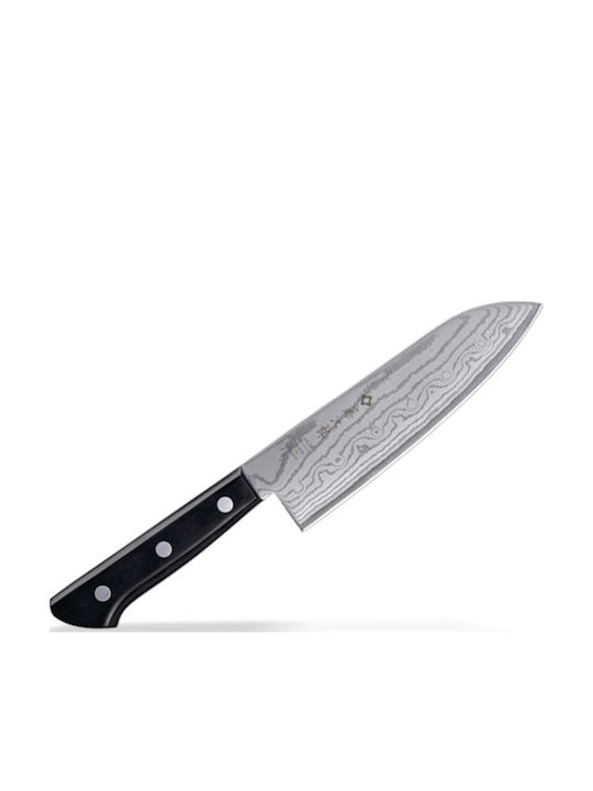 Tojiro Basic Knife Santoku from Damascus Steel 17cm