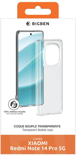 Bigben Connected Back Cover Xiaomi Redmi Note 14 Pro 5g Eco-designed Soft Sienna