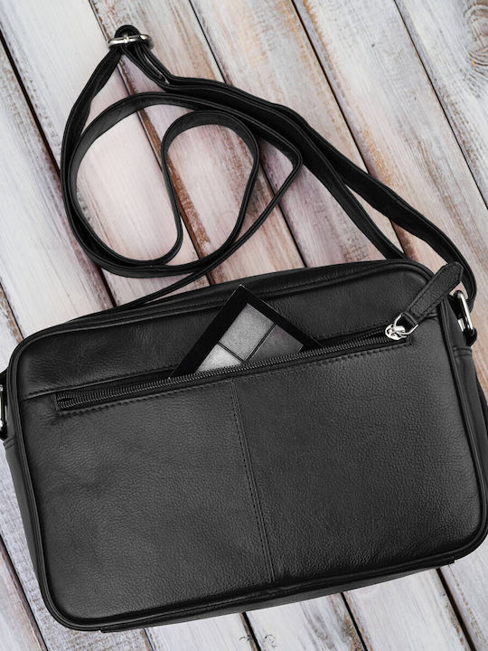 Leather Women's Bag Shoulder Black