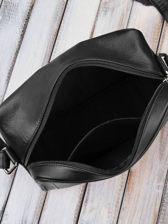 Leather Women's Bag Shoulder Black