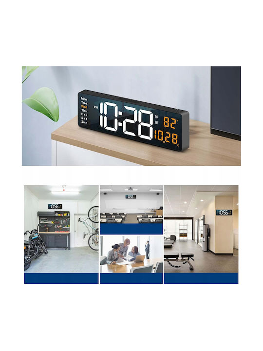 Ceas Digital de Masă cu Alarmă Negru ZD1DS63QWS626